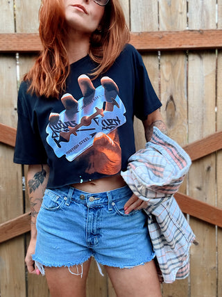 Chop Shop Judas Priest Crop Top