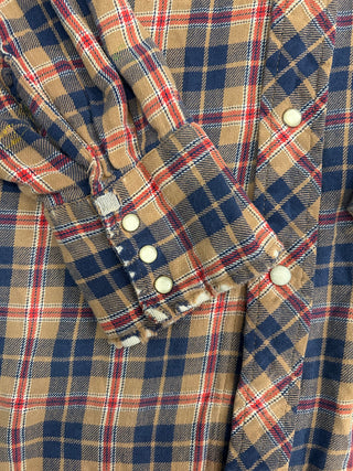 Vintage Men’s Wrangler Snap Up Shirt Size Large