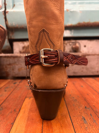 Buffalo Nickel Boot Harness Chain