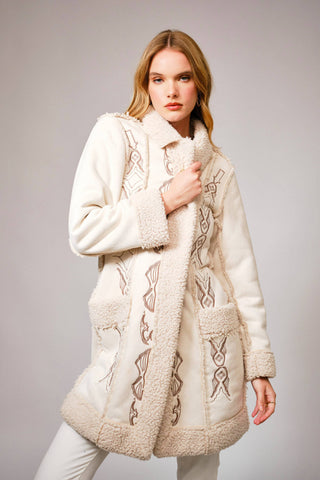 Somewhere Over Laredo Sherpa Coat