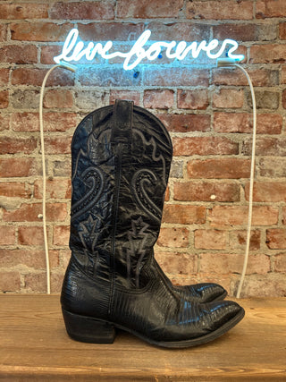 Montana Boots Iguana skin Men’s Cowboy Boots Size 11