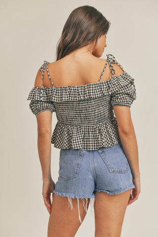 Presley Gingham Top