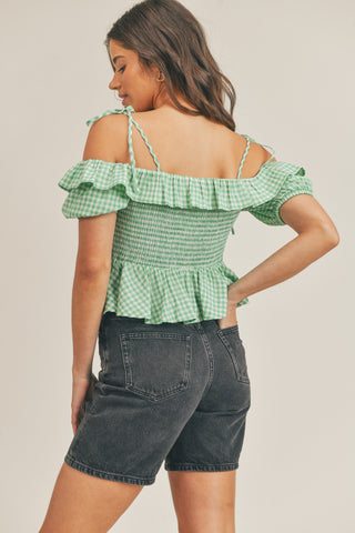 Presley Gingham Top