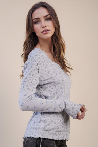 Emma Floral Top