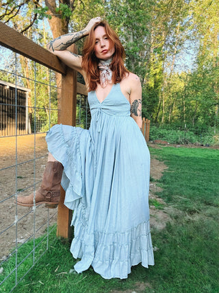 Sunday Halter Maxi Dress