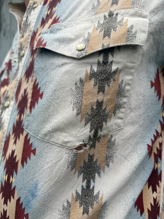 Vintage Men’s Wrangler Snap Up Shirt XL