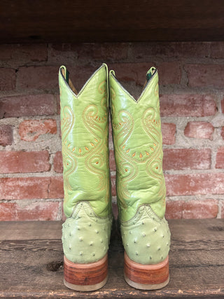 Portillo Salvaje Ostrich Women's Cowboy Boots Size 10.5 Men’s Size 9