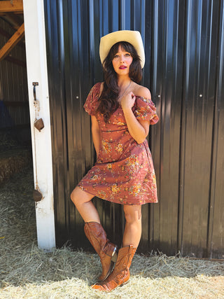 Debbie Puff Sleeve Dress