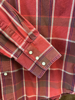 Vintage Men’s Wrangler Snap Up Shirt L