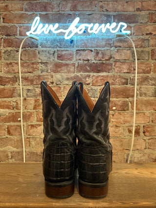 Dan Post Genuine Caiman Men's Cowboy Boots Size 15