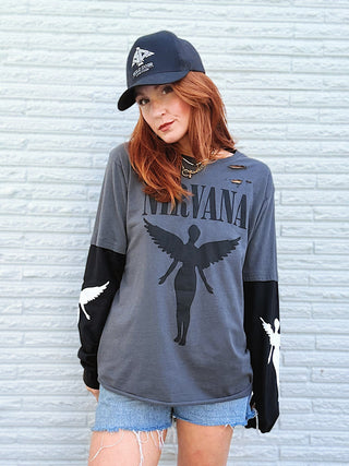 Chop Shop Nirvana Long Sleeve  T-Shirt