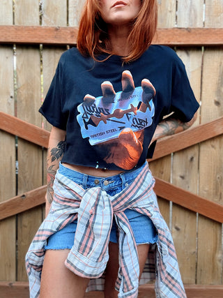 Chop Shop Judas Priest Crop Top