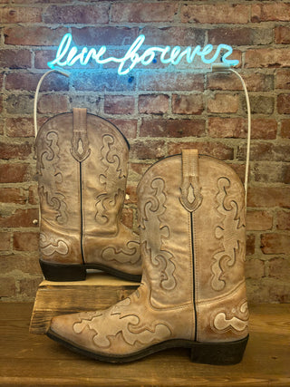 Rockin’ Country Men's Cowboy Boots Size 10.5/ Women’s 12