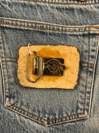 Wood Bird Belt Buckle