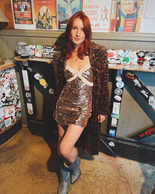 1979 Sequin Ultra Mini Dress