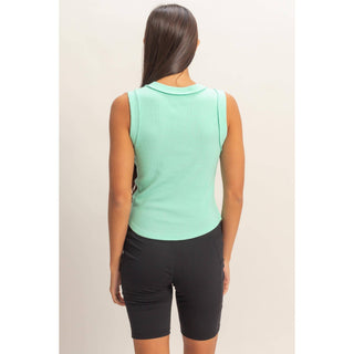 Laguna Ribbed Tank Top