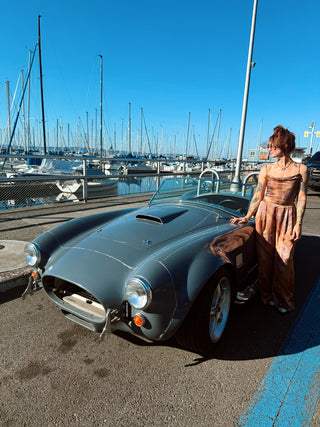 Into The Sky Cowl Neck Crop Tank Top