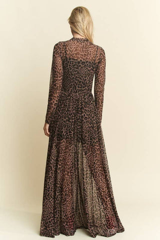 Mayhem Long Sleeve Mesh Dress