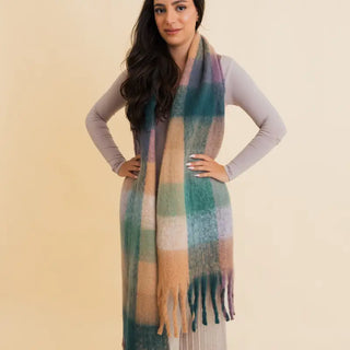 Stay Cozy Oversized Fringe Scarf