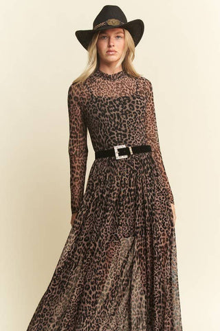 Mayhem Long Sleeve Mesh Dress