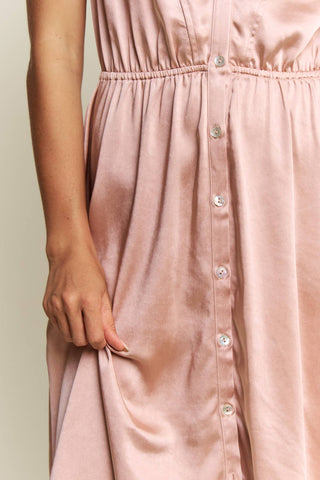 Silver Springs Satin Dress