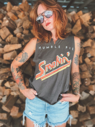 Chop Shop Smokin’ Humble Pie V-neck Tank