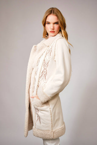 Somewhere Over Laredo Sherpa Coat