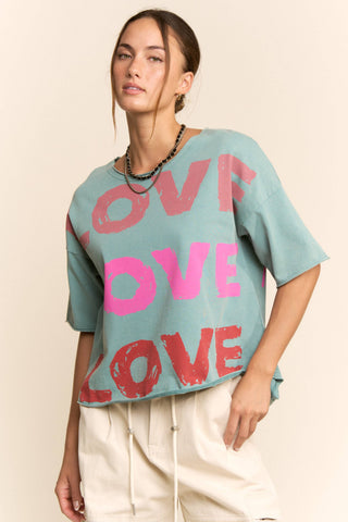I Love You Oversized T-Shirt