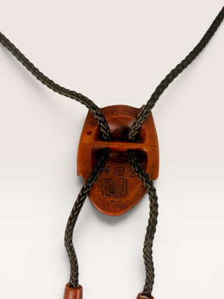 Vintage Korean Hahoe Mask Bolo Tie