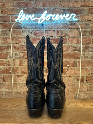Tony Lama Vintage Ostrich Men’s Cowboy Boots Size 11.5
