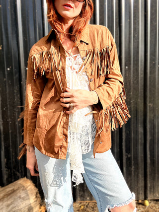 Wish You Didn't Know Fringe Shacket