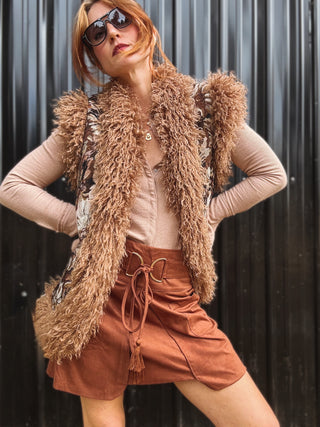 Desert Daisy Jacquard Vest