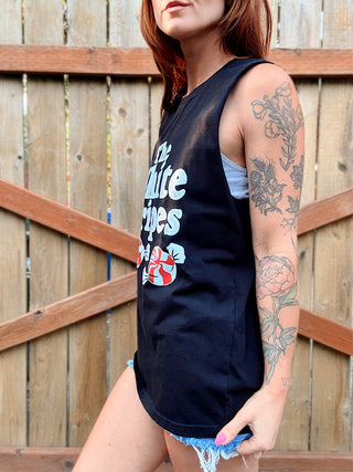 Chop Shop White Stripes T-Shirt