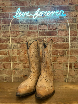 Rockin’ Country Men's Cowboy Boots Size 10.5/ Women’s 12