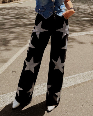 Ziggy Star Rhinestone Pants