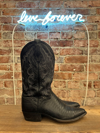 El Dorado Genuine Lizard Men's Cowboy Boots Size 10