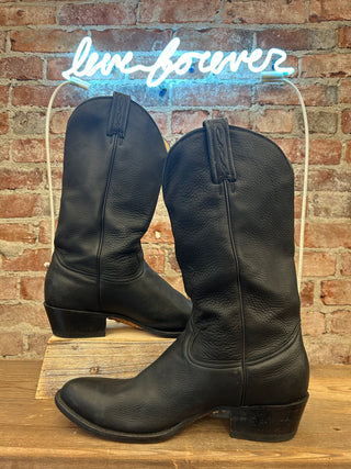 Jaca Botas Elk Skin Men’s Cowboy Boots Size 12