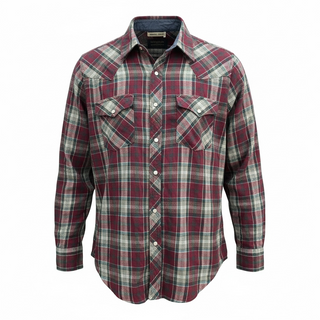 Vintage Genuine Roebuck Snap Up Shirt Size Large