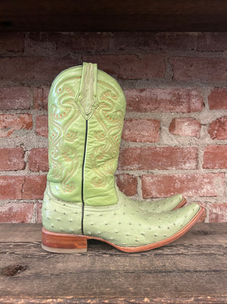 Portillo Salvaje Ostrich Women's Cowboy Boots Size 10.5 Men’s Size 9