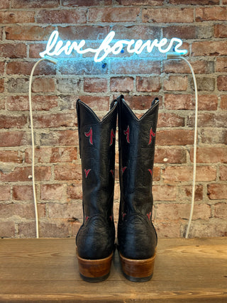 Handmade Ostrich Women’s Cowboy Boots Size 10/Men’s Size 8.5