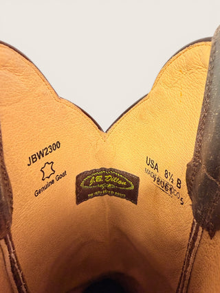 J.B. Dillon Cowboy Boots Size 8.5 W