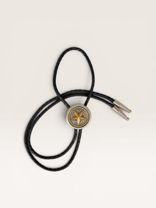 Vintage Western Gold Star Bolo Tie