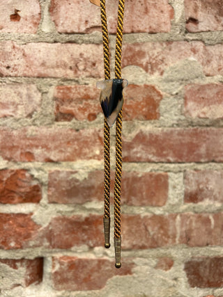 Agate Arrowhead Bolo Tie