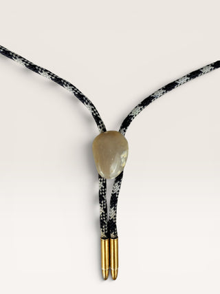 Vintage Smokey Agate Bolo Tie