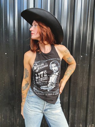 Chop Shop Waylon Jennings Live in Concert Halter Top