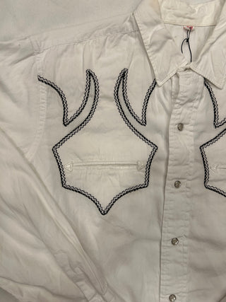 Vintage Men’s Snap Up Shirt Size Medium