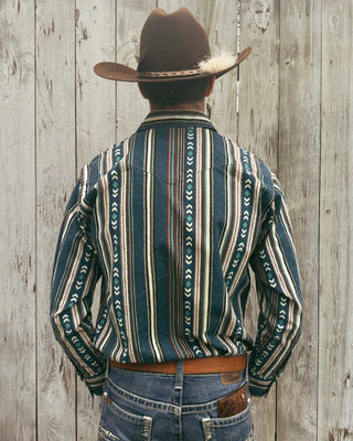Vintage Men’s Wrangler Snap Up Shirt Size Medium