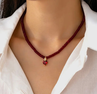 Crimson Heart Necklace