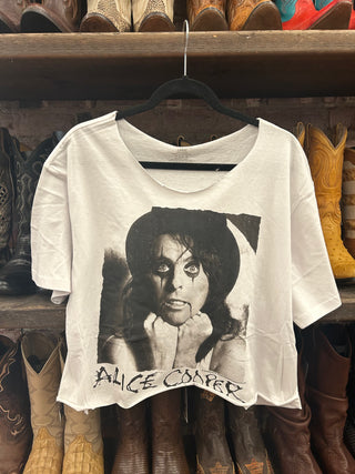Chop Shop Alice Cooper Poison Crop Top T-shirt