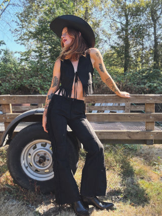 I Never Lie Fringe Pants